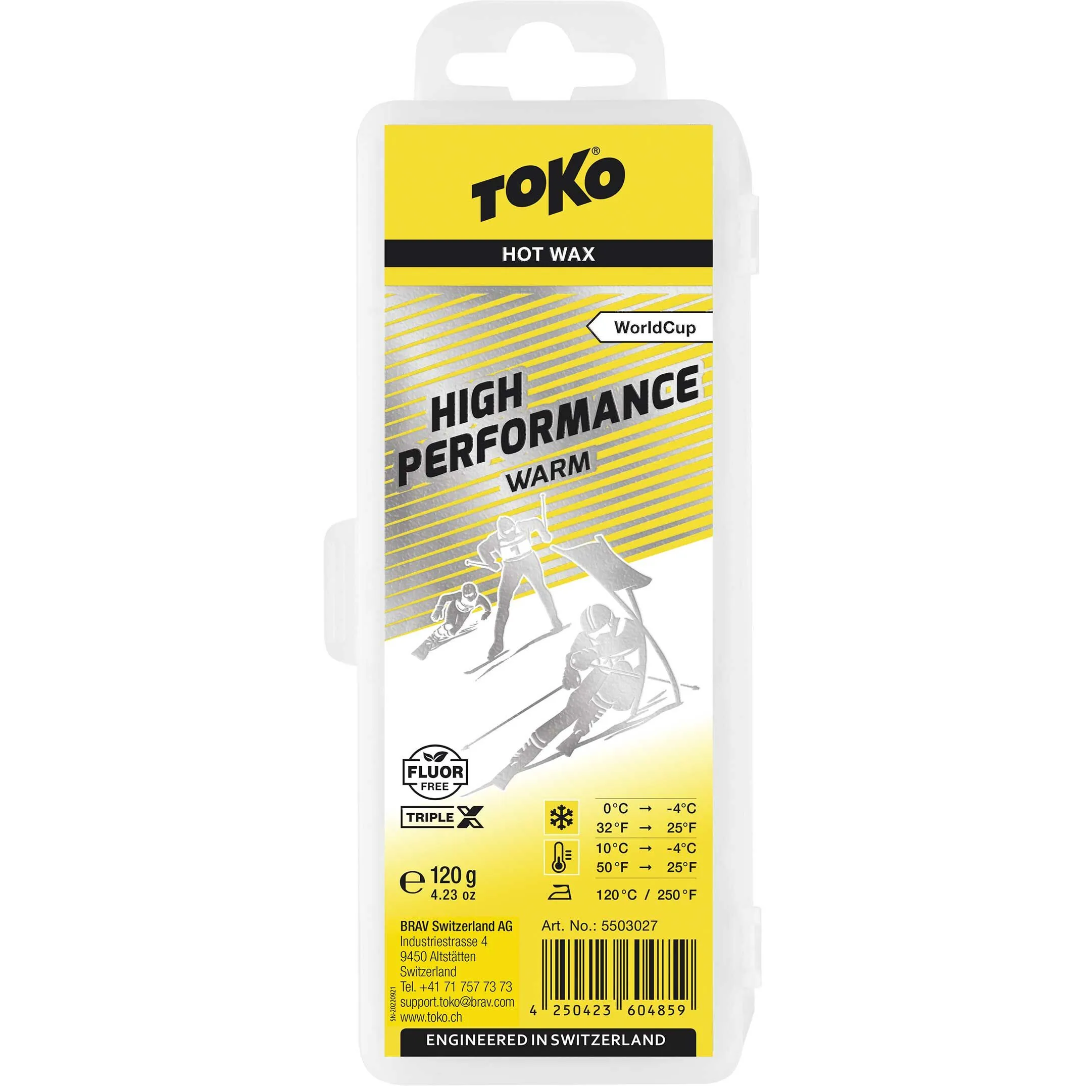 Toko World Cup High Performance Warm 120g 1 Toko World Cup High Performance Warm 120g