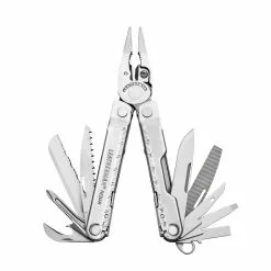 Leatherman Rebar -Sconto sciare in Italia Leatherman rebar silver fanned 1