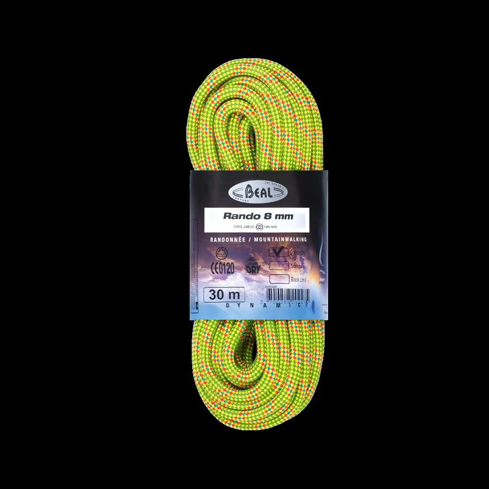 Beal Rando 8mm GoldenDry 30m 1 Beal Rando 8mm GoldenDry 30m